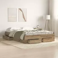 Lovos rėmas Amatininkų ąžuolas 140 x 190 cm Apdirbta mediena
