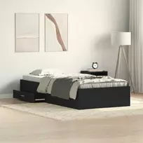 Lova Auping Lovos rėmas Juodas ąžuolas 90 x 200 cm Apdirbta mediena
