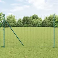 Euro tvora Žalia 1,6 x 10 m PVC padengta geležis