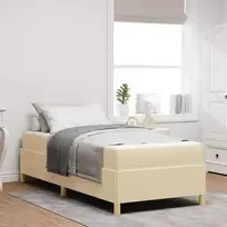 Lova Lovos rėmas su čiužiniu Kreminė 90 x 200 cm audinys