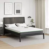 Čiužinys Vidutinio minkštumo 140 x 190 cm Balta ir pilka