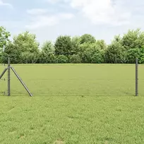 Heksagoninė tvora 0,6 x 10 m PVC Pilka