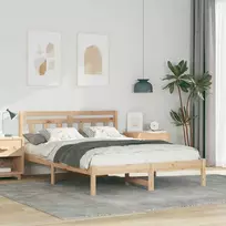 Lovos rėmas Ruda 140 x 190 cm Kietos pušies mediena