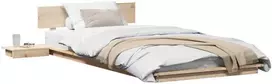 Lova Lovos rėmas Ruda 90 x 190 cm Medis