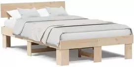 Lovos rėmas Natūrali 140 x 190 cm Kietos pušies mediena
