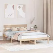 Lovos rėmas Ruda 160 x 200 cm Pušies medienos masyvas