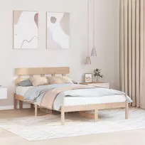 Lovos rėmas Ruda 140 x 190 cm Pušies medienos masyvas