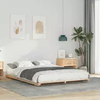 Lovos rėmas Ruda 150 x 200 cm Kietos pušies mediena