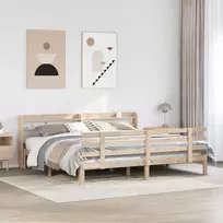 Lovos rėmas su galvūgaliu, 200x200cm, pušies medienos masyvas