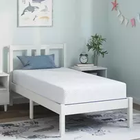 Čiužinys Balta ir mėlyna 80 x 160 cm Žakardinis audinys