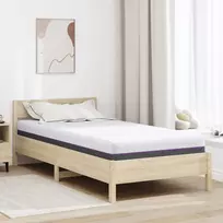 „Memory Foam“ čiužinys Vidutinis 120 x 200 cm Balta ir pilka