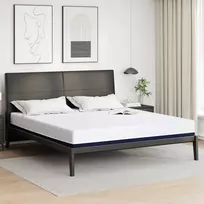 Čiužinys Balta ir mėlyna 180 x 200 cm Žakardinis audinys