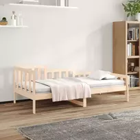 Lova be čiužinio, 80x200cm, pušies medienos masyvas