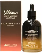 „Cell By Cell Miracle“ ampulė – multivitaminų serumas veidui nuo spuogų ir šviesinimo, 200 ml