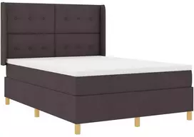 Kiemas lova su LED juostelėmis Ruda 140 x 200 cm audinys
