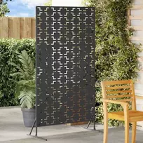 Privatumo žaliuzės 100 x 50 x 180 cm Plienas Juoda