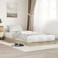 Lova Grindų lovos rėmas Sonoma ąžuolas 86,5 x 200 cm