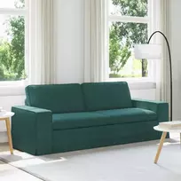 Sofa Tamsiai žalia 222 x 80 x 82 cm Metalas