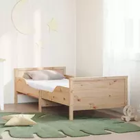 Lova Lovos rėmas su išplečiamu čiužiniu Ruda 80 x 200 cm