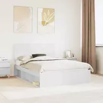 Lovos rėmas Balta 160 x 200 cm Kietos pušies mediena
