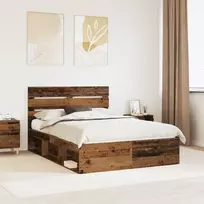Lovos rėmas Senas medis 150 x 200 cm Kietos pušies mediena