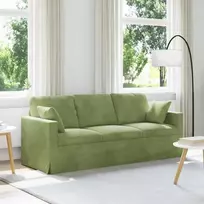 Sofa Šviesiai žalia 198 x 78 x 80 cm Aksomas