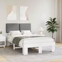 Lova Lovo rėmas su apmuštu galvūgaliu Šviesiai pilka 120 x 200 cm