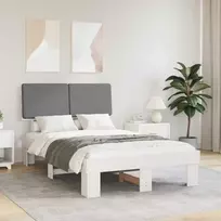 Lova Lovo rėmas su apmuštu galvūgaliu Šviesiai pilka 120 x 200 cm