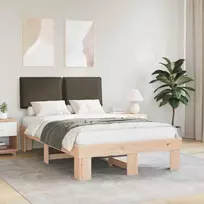 Lova Lovo rėmas su apmuštu galvūgaliu Taupe 120 x 200 cm