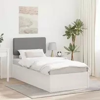 Lova Lovo rėmas su apmuštu galvūgaliu Šviesiai pilka 80 x 200 cm
