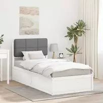 Lova Lovo rėmas su apmuštu galvūgaliu Šviesiai pilka 90 x 200 cm