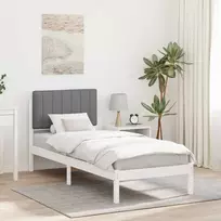 Lova Lovo rėmas su apmuštu galvūgaliu Šviesiai pilka 80 x 200 cm