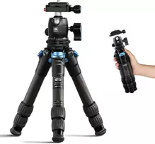 Sirui mini trikojis iš anglies pluošto, 35 cm aukščio, su 360° galvute B-00K, maksimalus apkrovimas 15 kg, AM-223+B-00K