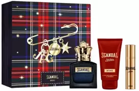 Jean Paul Gaultier Scandal Pour Homme Intense EDP Purškiklis 100ml Set 3 Pieces