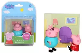 Hasbro *****PEPPA 2 figurki Peppa + tata Peppy D4090 /8