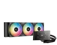 DEEPCOOL vandens aušintuvas LT360 VISION ARGB, 3x120mm, ARGB, AM5, LGA1851, juodas