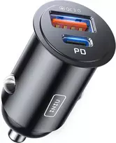 INIU automobilinis kroviklis 60 W, USB-C ir USB-A, PD 3.0, greitasis įkrovimas, metalinis, CI-710