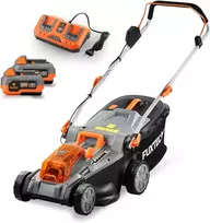 FUXTEC akumuliatorinė vejapjovė 40 V, 43 cm pjovimo plotis, reguliuojamas aukštis, FX-E2RM43SET