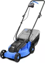 Kanwod elektrinė vejapjovė 1200 W, 34 cm pjovimo plotis, 30 l surinkimo krepšys, reguliuojamas aukštis, KGALM-1232