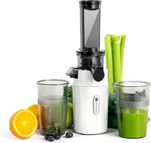 Ventray lėtaeigė sulčiaspaudė 60 aps./min, 130 W, su dviem filtrais, 400 ml talpa, GINNIE