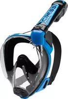 Cressi viso veido nardymo kaukė su vamzdeliu, silikonas, polikarbonato lęšis, S/M, juoda/mėlyna, XDT005020