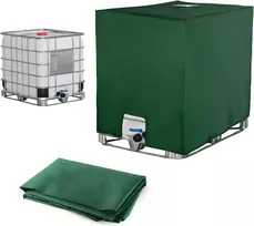 Sobeau IBC vandens rezervuaro apsauginė plėvelė 1000 l, atspari UV ir vandeniui, žalia, 120 x 100 x 116 cm