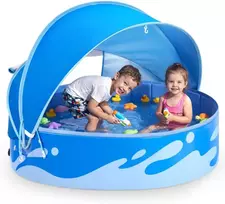 Peradix vaikiškas sulankstomas baseinas su UV apsauga, 120 x 120 x 30 cm, PVC, mėlynas