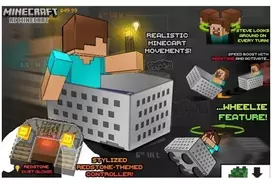 Minecraft Steve'o RC nuotolinio valdymo automobilis