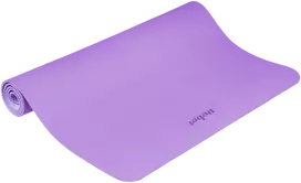 Mata gimnastyczna do ćwiczeń joga, pilates, fitness, 200x115cm, grubość 1cm, materiał TPE, violetinė, REBEL ACTIVE