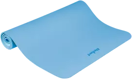 Gimnastikos kilimėlis jogai, pilatesui, fitnesui, 200x90cm, 1cm storio, TPE medžiaga, mėlyna, REBEL ACTIVE