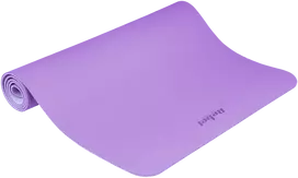 Gimnastikos kilimėlis jogai, pilatesui, fitnesui, 200x90cm, 1cm storio, TPE medžiaga, violetinė, REBEL ACTIVE