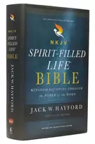 KNYGA Jack W Hayford NKJV, Spirit-Filled Life Bible, Third Edition, Hardcover, Raudona Letter, Comfort Print: Kingdom Equipping Through the Power of the Word