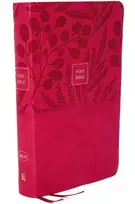 KNYGA Thomas Thomas Nelson Nelson Thomas NKJV, End-of-Verse Reference Bible, Personal Size Large Print, Leathersoft, Rožinė, Raudona Letter, Comfort Print: Holy Bible, New King James Version