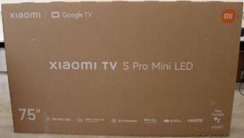 SALE OUT. Xiaomi TV S Pro Mini LED 75 2026 4K UHD (3840 x 2160) | Xiaomi TV S Pro Mini LED 75 2026 | 75" | Smart TV | Google TV | 4K UHD (2160p) | Dark Grey | DEMO ELA6336EUSO | 2000001427606